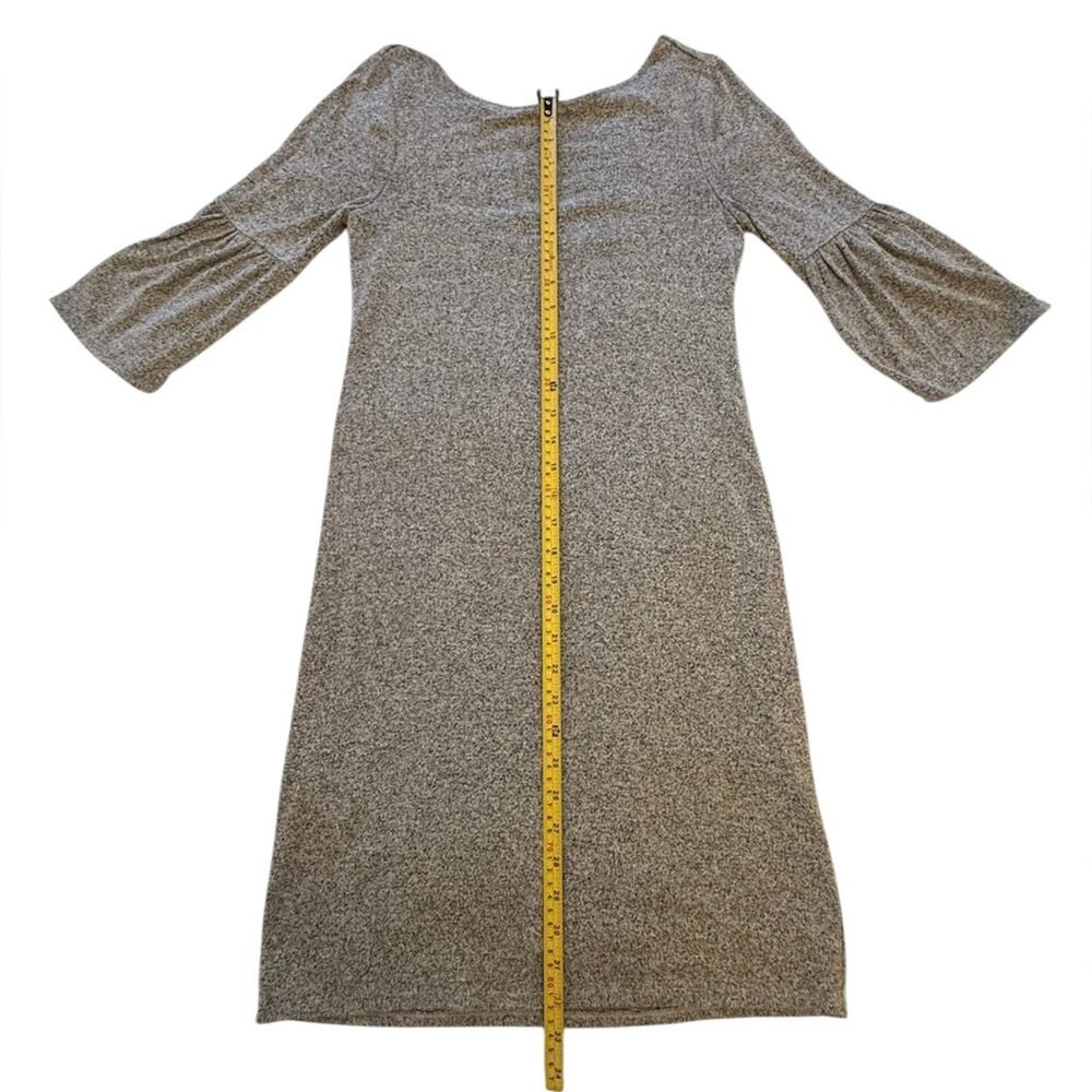 White House Black Market Bowback Sweater Knit Shift Dress Gray Size XXS - Picture 8 of 16